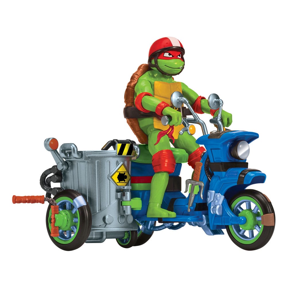 PRE ORDINE - Teenage Mutant Ninja Turtles: Mutant Mayhem Action Figure Raphael & Scooter with Sidecar 11 cm