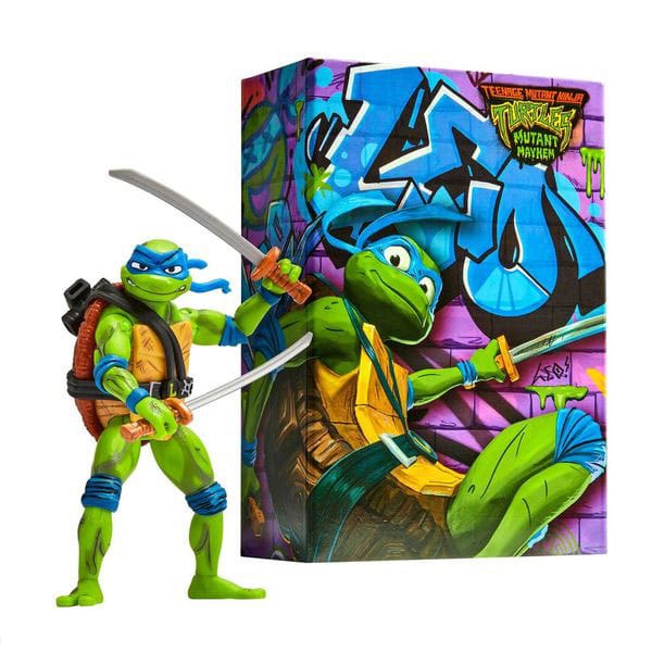 PRE ORDINE - Teenage Mutant Ninja Turtles: Mutant Mayhem Action figure Comic Con Leonardo 18 cm