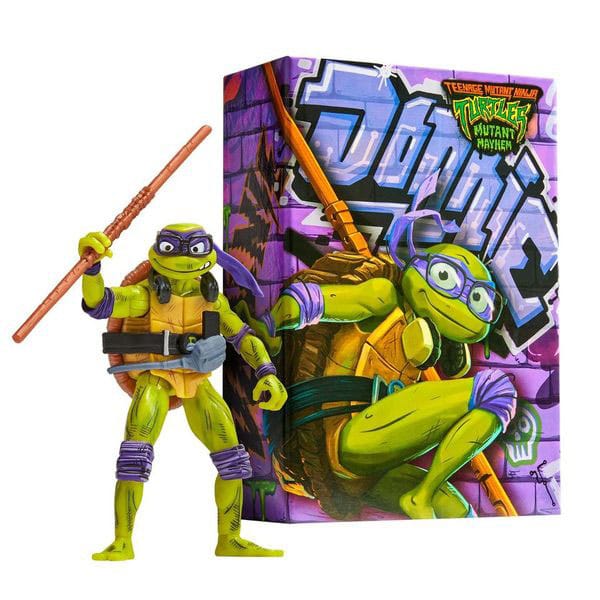 PRE ORDINE - Teenage Mutant Ninja Turtles: Mutant Mayhem Action figure Comic Con Donatello 18 cm