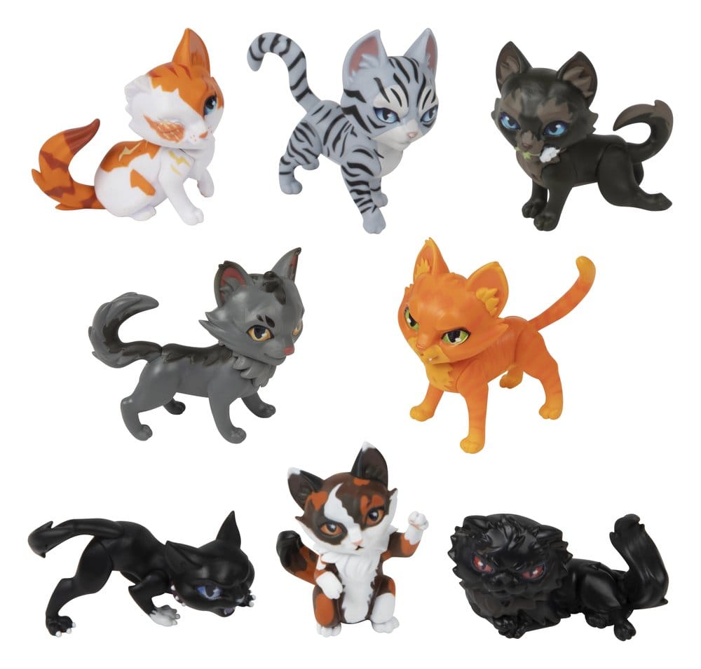 PRE ORDINE - Warrior Cats Mini Figures Blind Box Mystery Figures Series 1 6 cm Display (12)