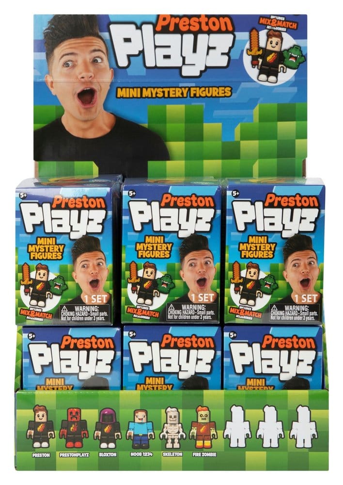 PRE ORDINE - Preston Playz Mini Figures Series 1 Blind Box Display (12)