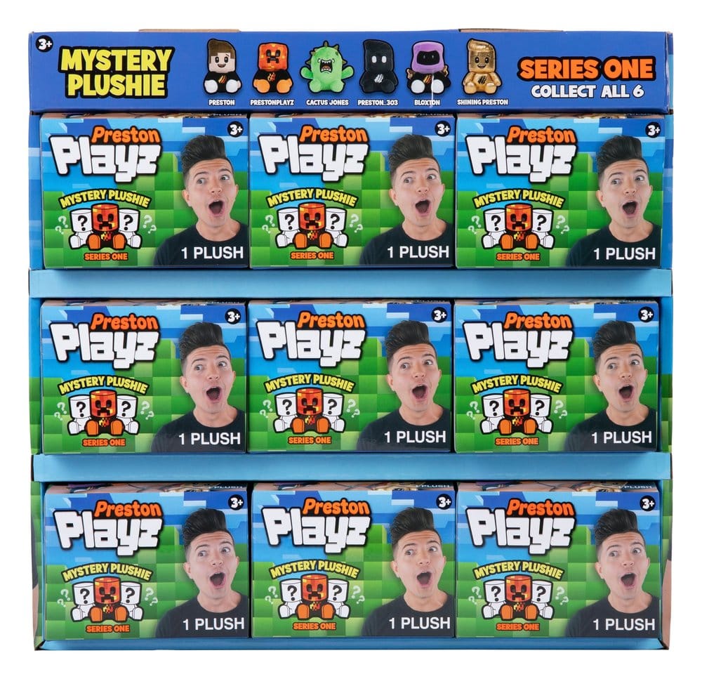 PRE ORDINE - Preston Playz Mini Plush Series 1 Blind Box Display (9)