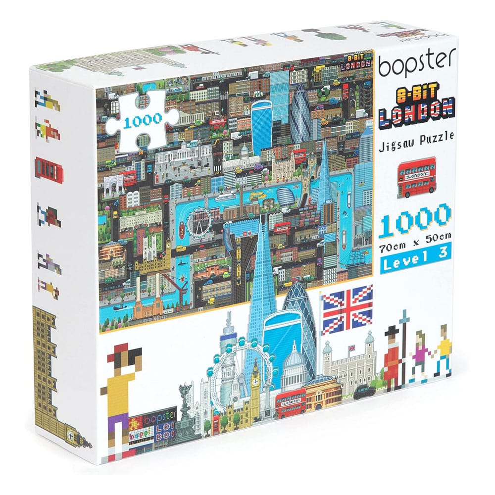 PRE ORDINE - 8-Bit Pixel Puzzle London Level 3 1000 Pieces
