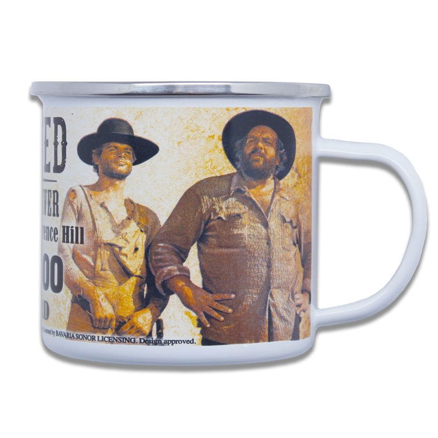 PRE ORDINE - Bud Spencer & Terence Hill Enamel Mug Wanted