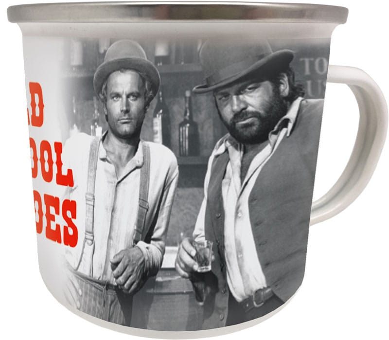 PRE ORDINE - Bud Spencer & Terence Hill Enamel Mug Old School Heroes