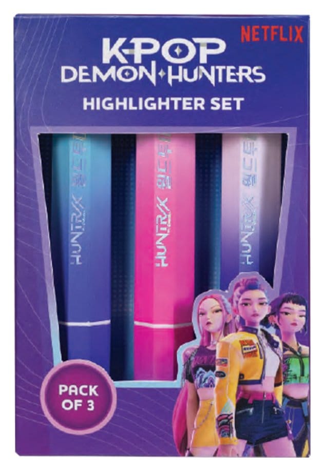 PRE ORDINE - KPop Demon Hunters Highlighters 3-Pack Huntr/x