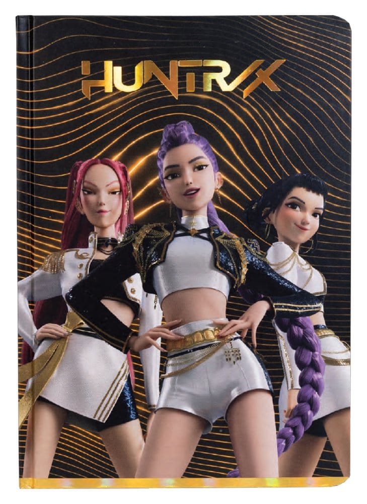 PRE ORDINE - KPop Demon Hunters A5 Notebook Golden