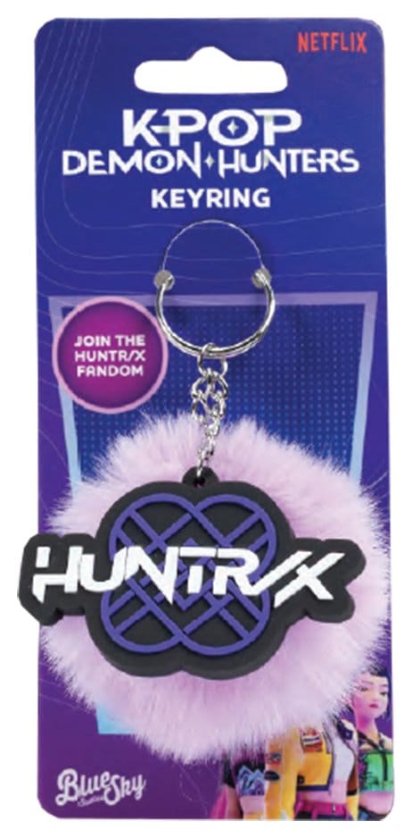 PRE ORDINE - KPop Demon Hunters Pom Pom Keychain Huntr/x