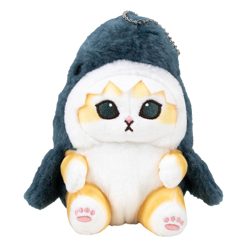Mofusand Plush Keychain Cat Shark 10 cm