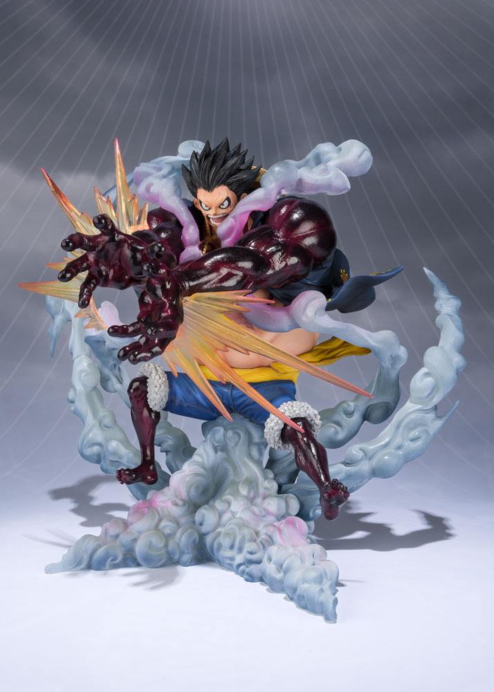 PRE ORDINE - One Piece FiguartsZERO PVC Statue Monkey D. Luffy Gear 4 Leo Bazooka Reissue 18 cm