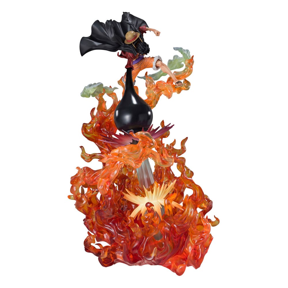 One Piece FiguartsZERO PVC Statue (Extra Battle) Luffy Red Roc 45 cm