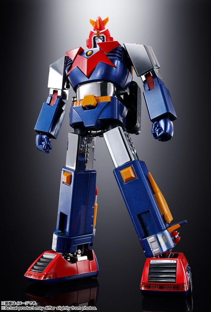 PRE ORDINE - Super Electromagnetic Machine Voltes V Soul of Chogokin Diecast Action Figure GX-31SP Chodenji Machine Voltes V Chogokin 50th Ver. 25 cm