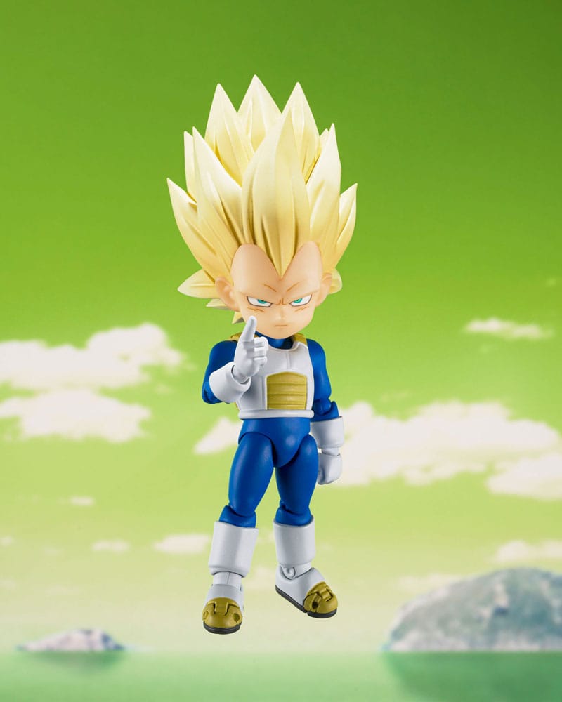 PRE ORDINE - Dragon Ball S.H.Figuarts Action Figure Super Saiyan Level 3 Vegeta (mini) Daima 8 cm