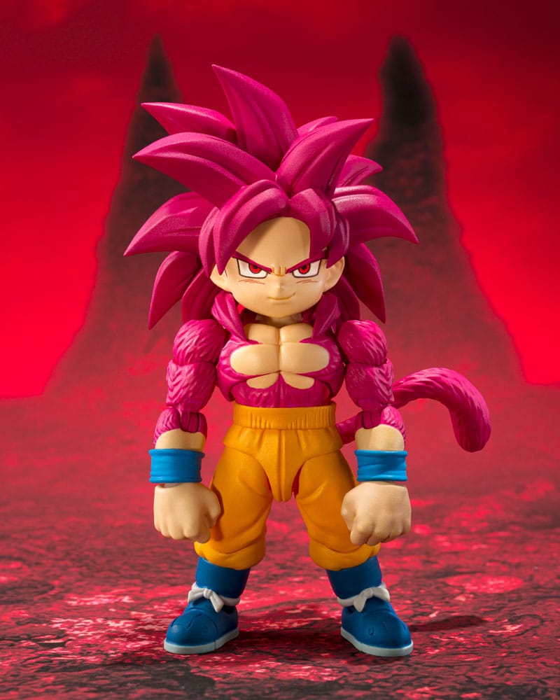 PRE ORDINE - Dragon Ball Daima S.H.Figuarts Action FigureSuper Saiyan Level 4 Son Goku (mini) 8 cm
