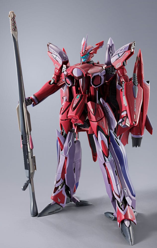 PRE ORDINE - Macross Frontier DX Chogokin Action Figure VF-27 Gamma SP Super Lucifer Valkyrie Brera Sterne use Revival Ver. 25 cm