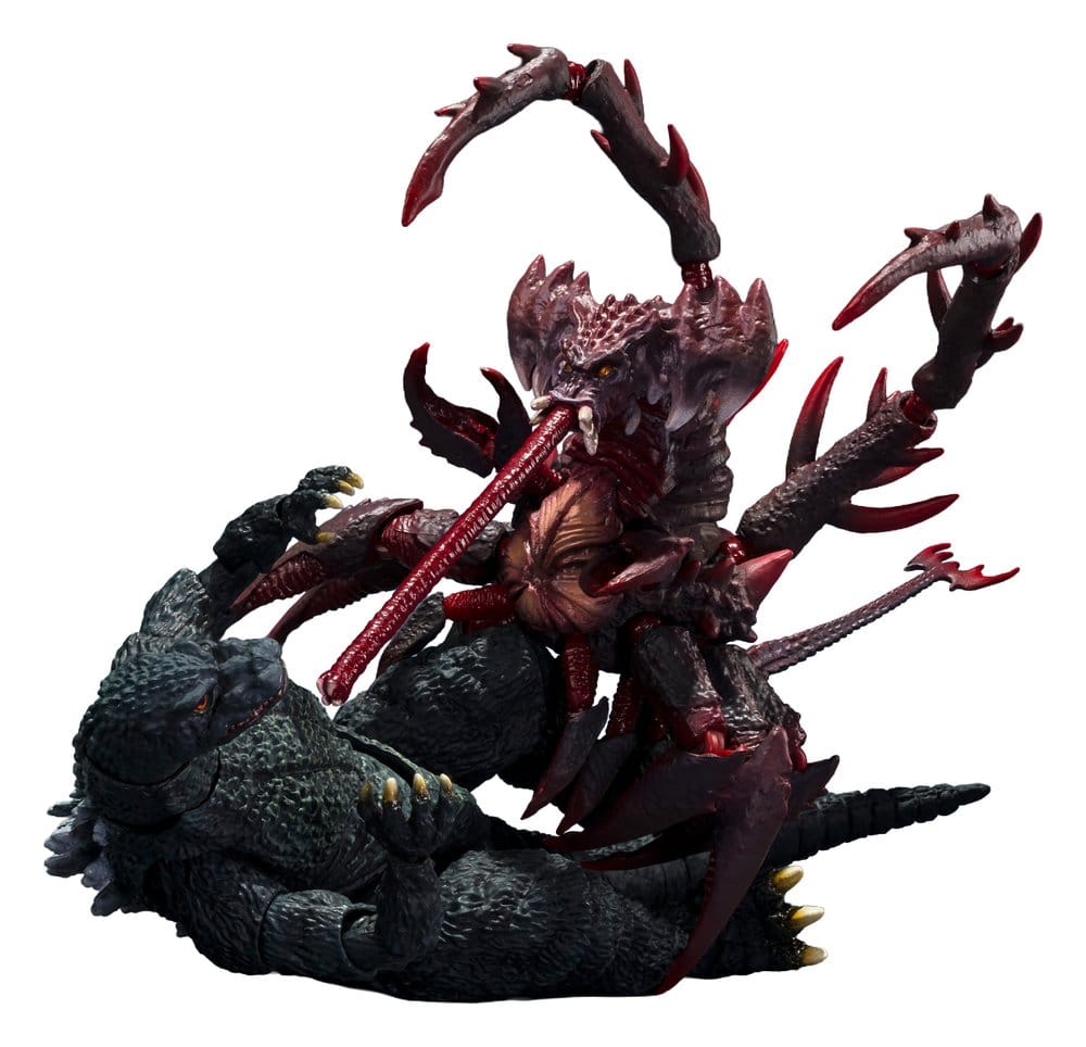 PRE ORDINE - Godzilla vs. Destroyah S.H.MonsterArts Action Figure Godzilla Jr & Destoroyah Evolution Set