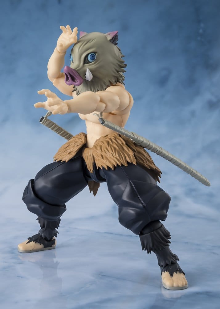 PRE ORDINE - Demon Slayer: Kimetsu no Yaiba S.H. Figuarts Action Figure Inosuke Hashibira 14 cm