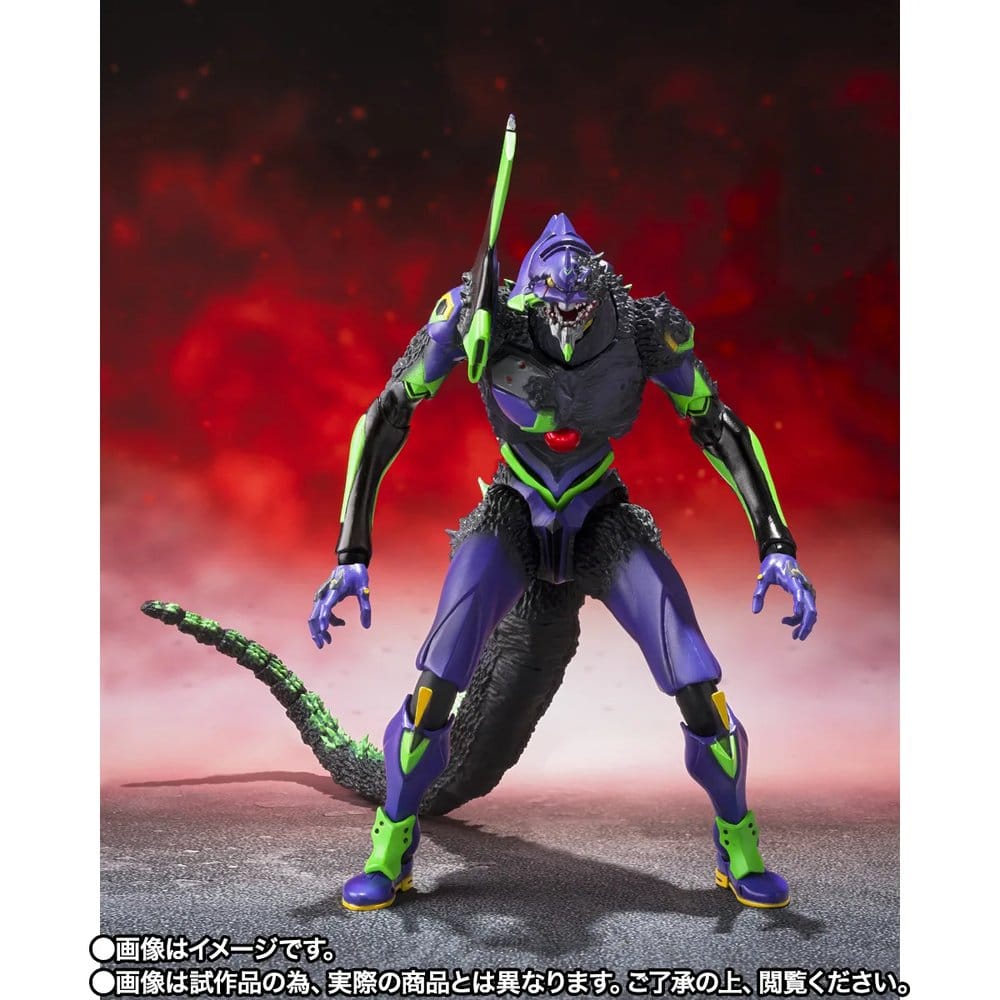 PRE ORDINE - Evangelion S.H.MonsterArts Action Figure Test Type-01 "G" Awakening Form 15 cm