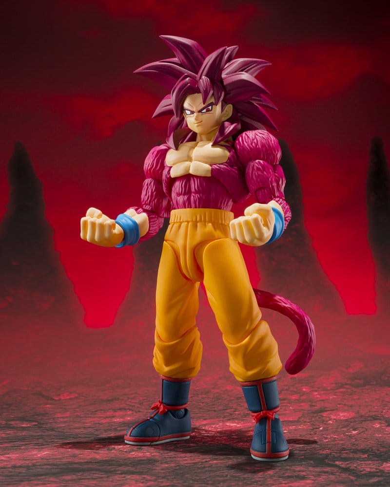 PRE ORDINE - Dragon Ball S.H. Figuarts Action Figure Super Saiyan 4 Son Goku -Daima- 15 cm
