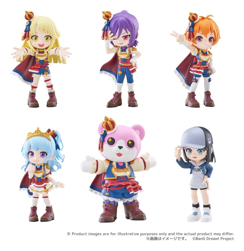 PRE ORDINE - BanG Dream! PalVerse Mini Figures Hello, Happy World! Blind Box Display (6)