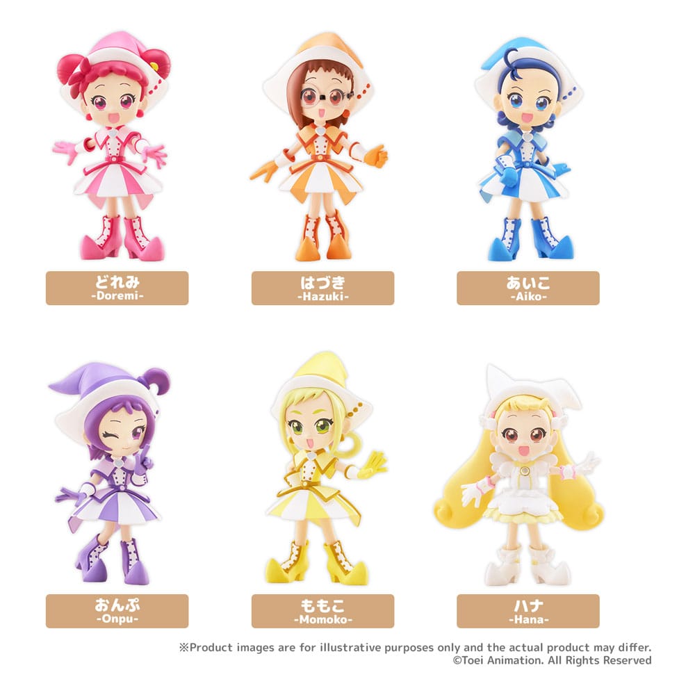 PRE ORDINE - Ojamajo Doremi "Dokkan!" PalVerse PVC Figures 9 cm Blind Box Assortment (6)