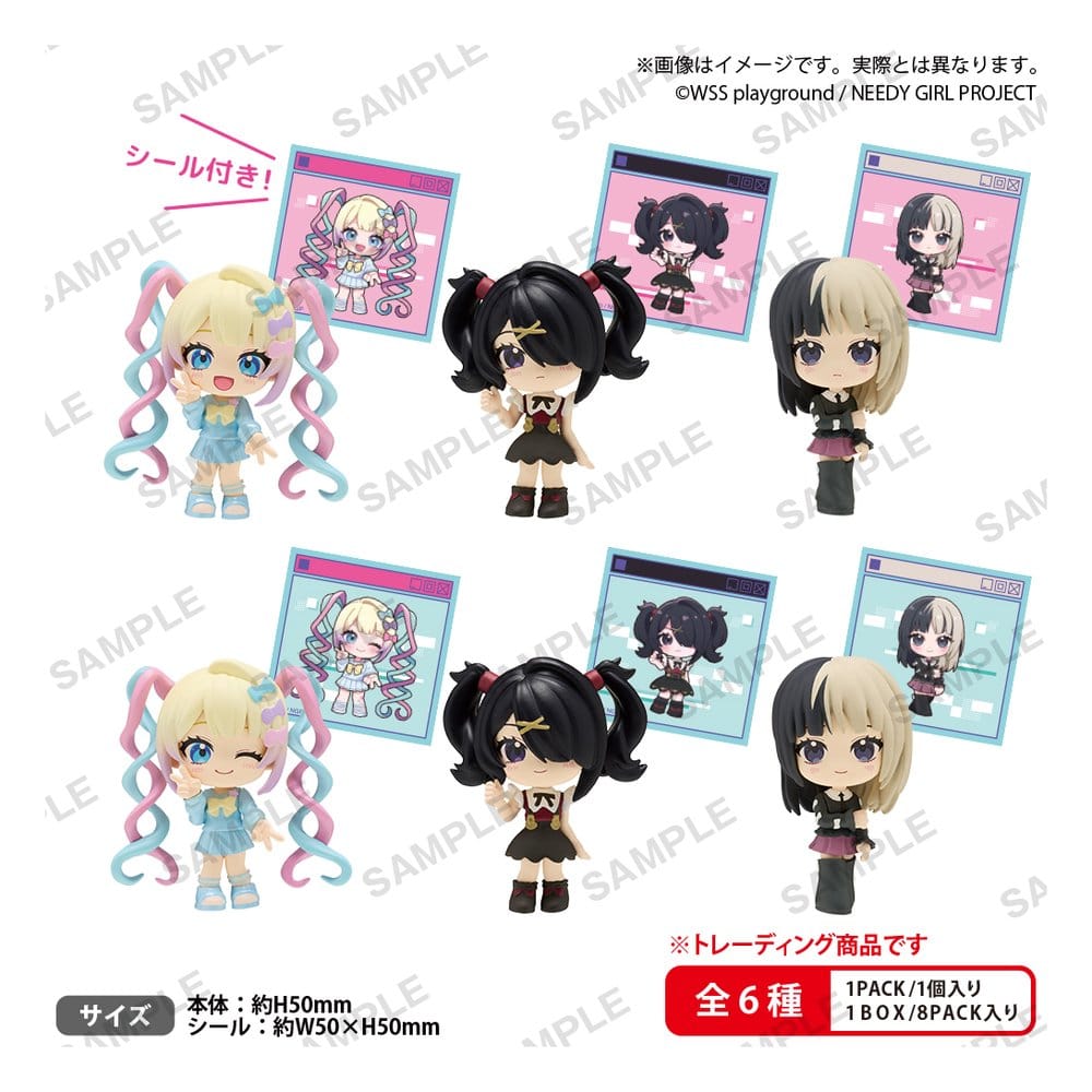 PRE ORDINE - Needy Girl Overdose The Box Rich Mini Figures Collection Figure Blind Box Display (8)