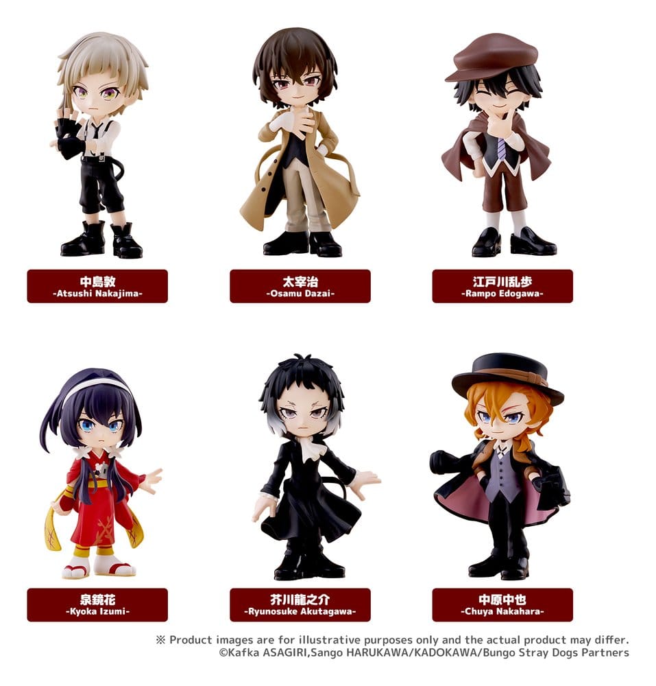 PRE ORDINE - Bungo Stray Dogs PalVerse Mini Figures Blind Box Display (6)