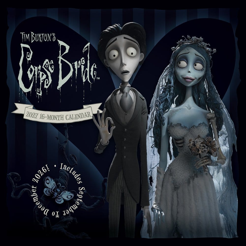 PRE ORDINE - Corpse Bride Calendar 2027 30 x 30 cm