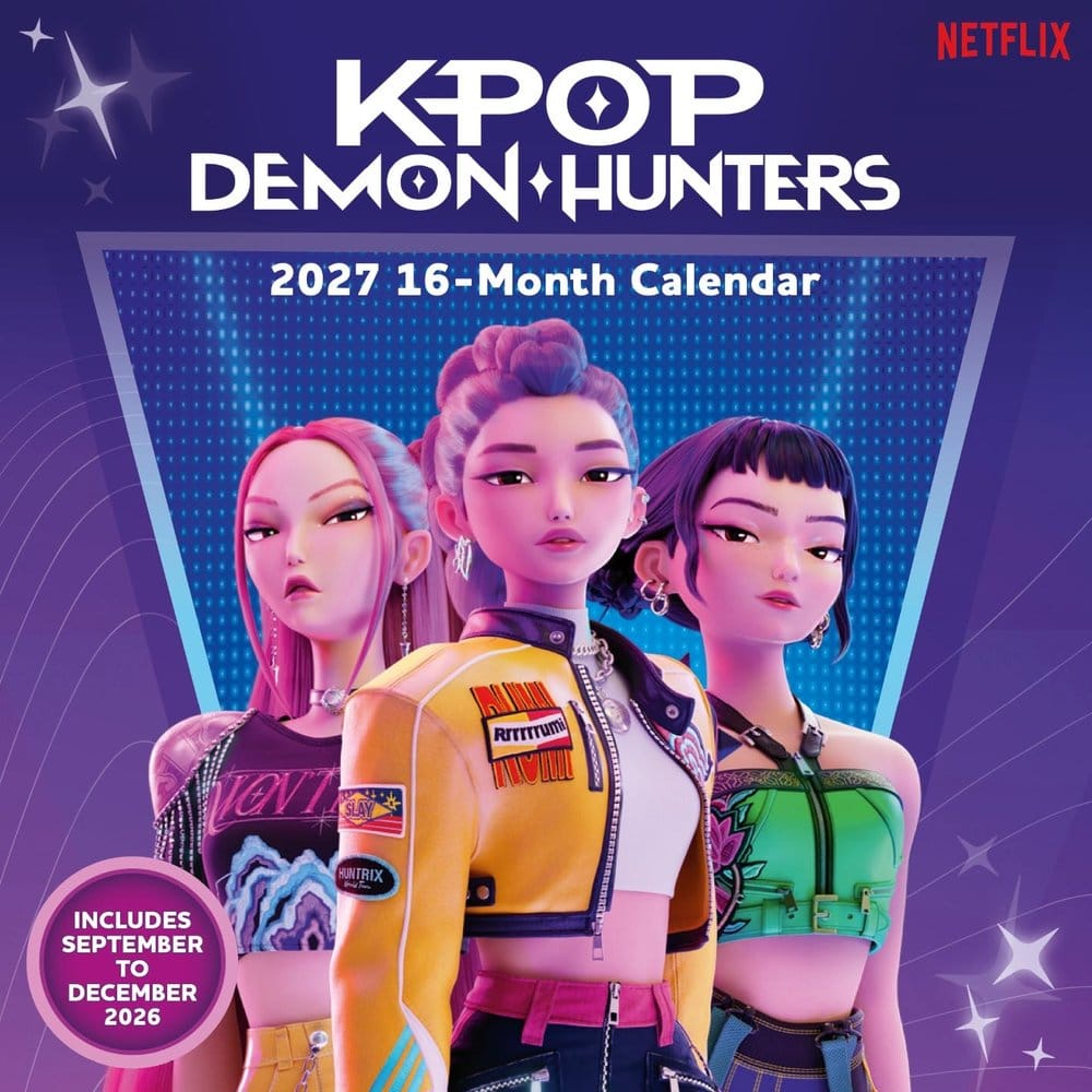 PRE ORDINE - KPop Demon Hunters (2027) Square Wall Calendar 30 x 30 cm