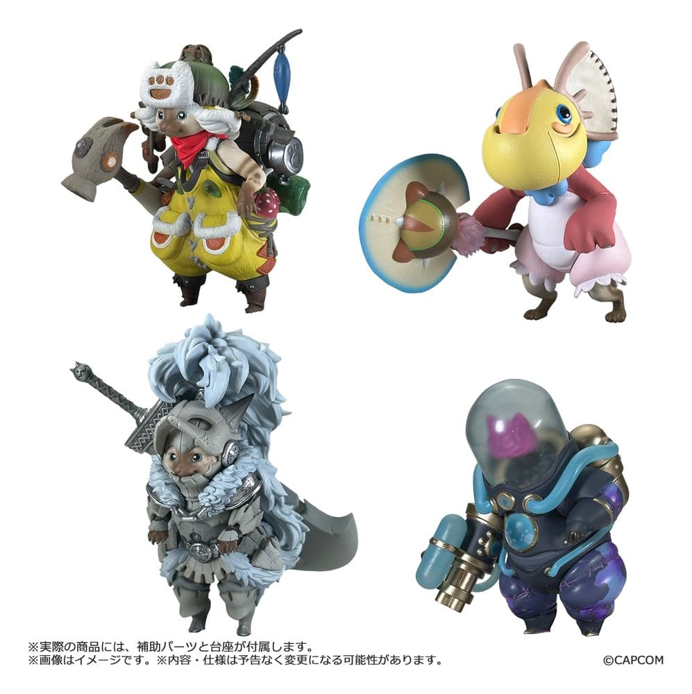 PRE ORDINE - Monster Hunter Standard Model Plus Mini Figure Palico Collection Vol. 1 Blind Box Assortment (4)