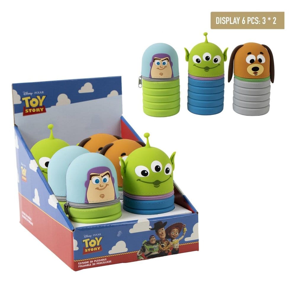 PRE ORDINE - Disney Silicone Pencil Case Toy Story Display (6)