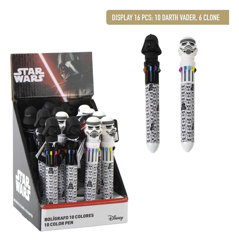 PRE ORDINE - Star Wars Multicoloured ball pen Display (16)