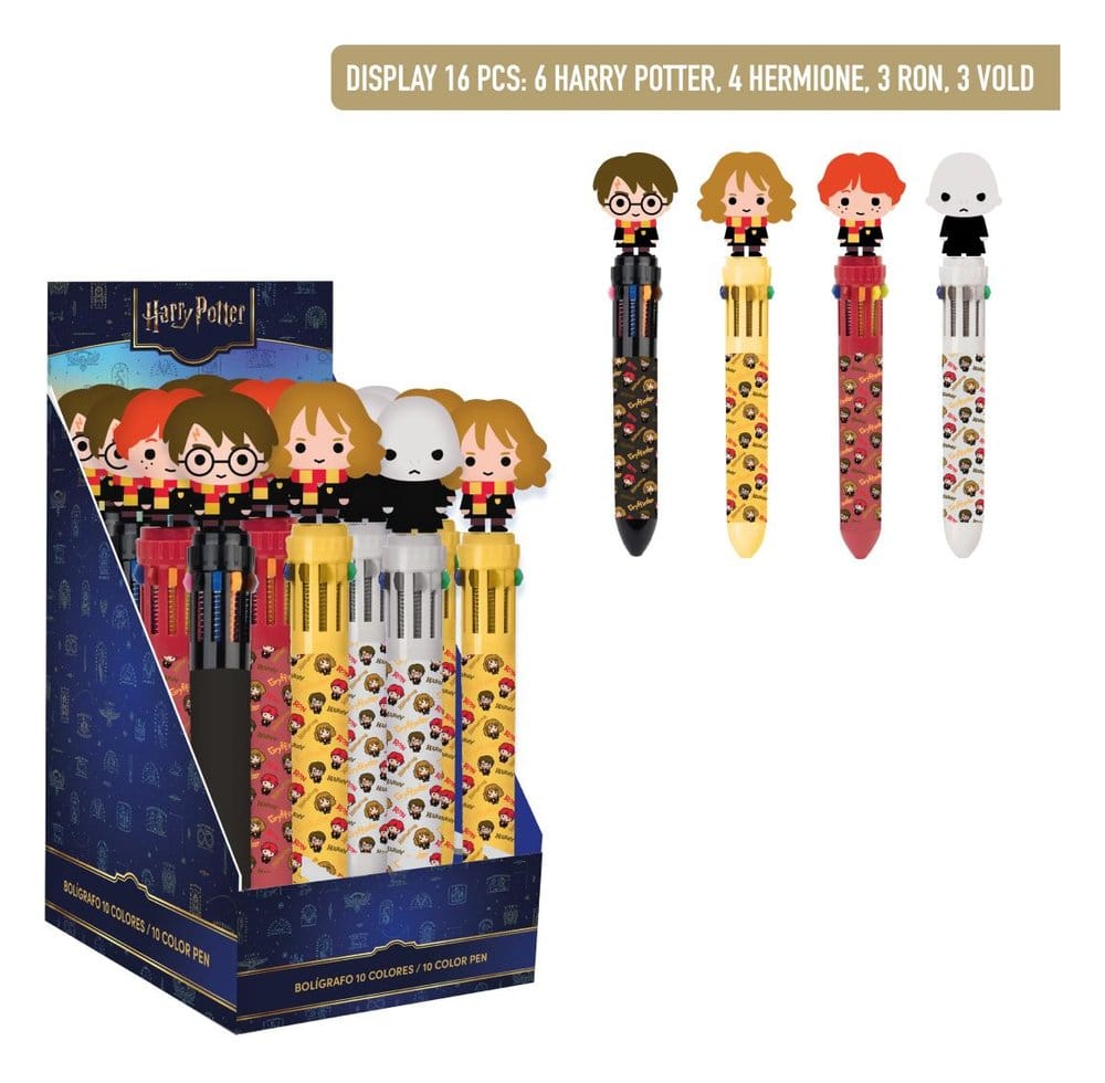 PRE ORDINE - Harry Potter Multicoloured ball pen Display (16)