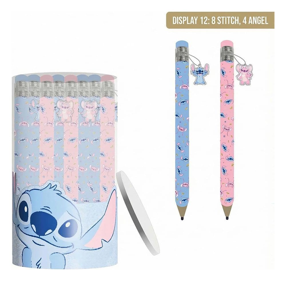 PRE ORDINE - Disney Large Pencils Stitch Display (12)
