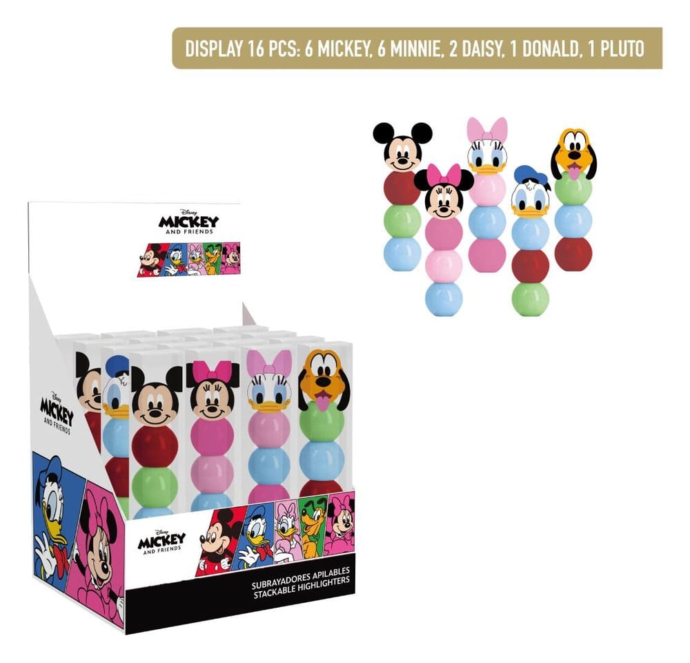 PRE ORDINE - Disney Stackable Highlighters Display (16)