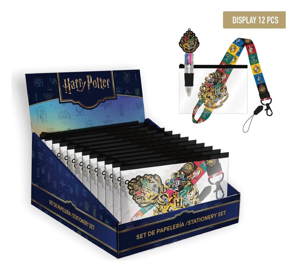 PRE ORDINE - Harry Potter Stationery Set with Pendant Display (12)
