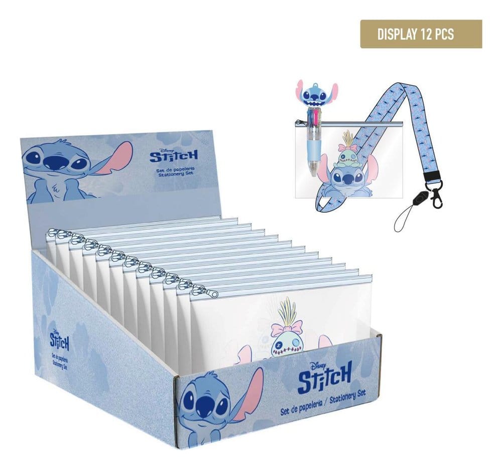 PRE ORDINE - Disney Stationery Set with Pendant Stitch Display (12)