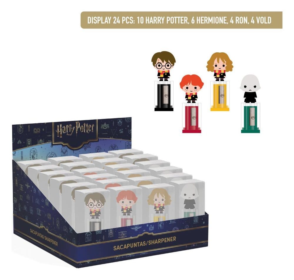 PRE ORDINE - Harry Potter Sharpener Display (24)