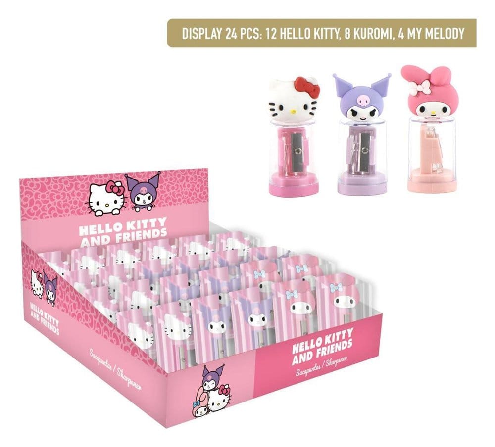 PRE ORDINE - Sanrio Sharpener Hello Kitty Display (24)