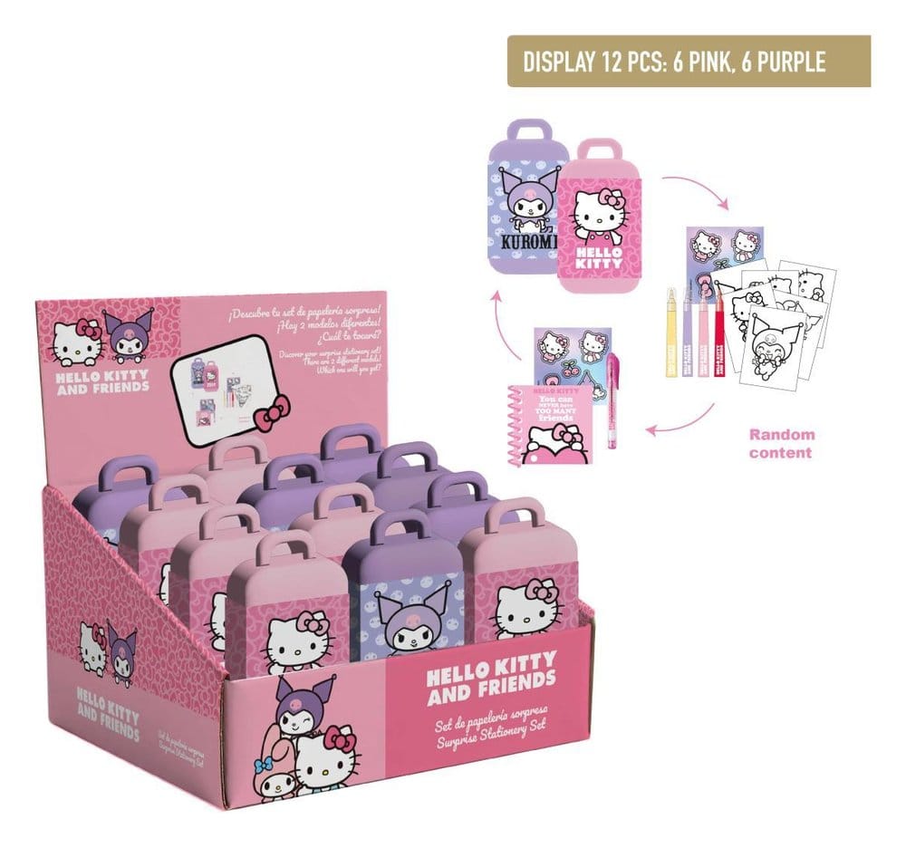 PRE ORDINE - Sanrio Stationery Set Hello Kitty Blind Box Display (12)