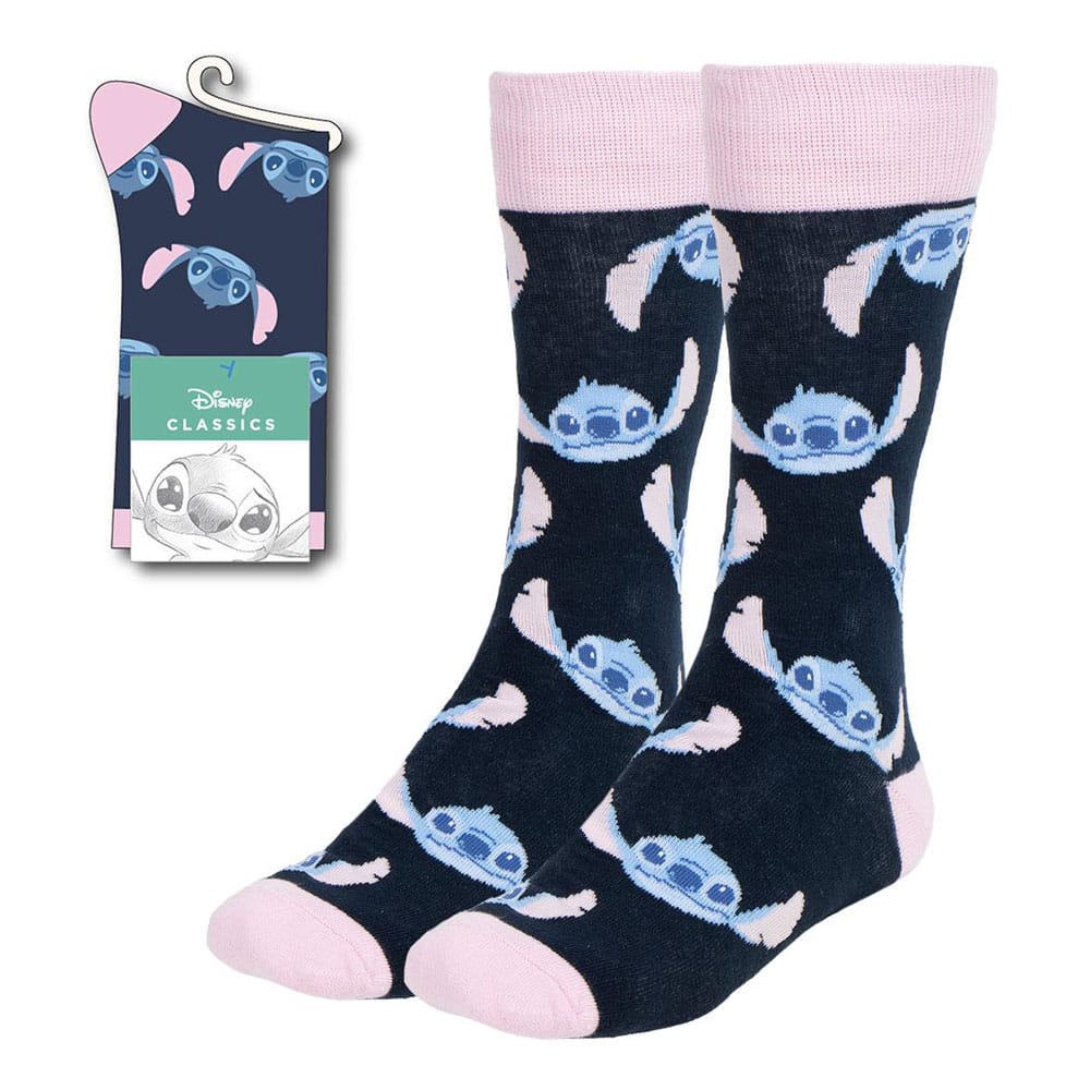 PRE ORDINE - Lilo & Stitch Socks Stitch´s Face Rosa 36-43