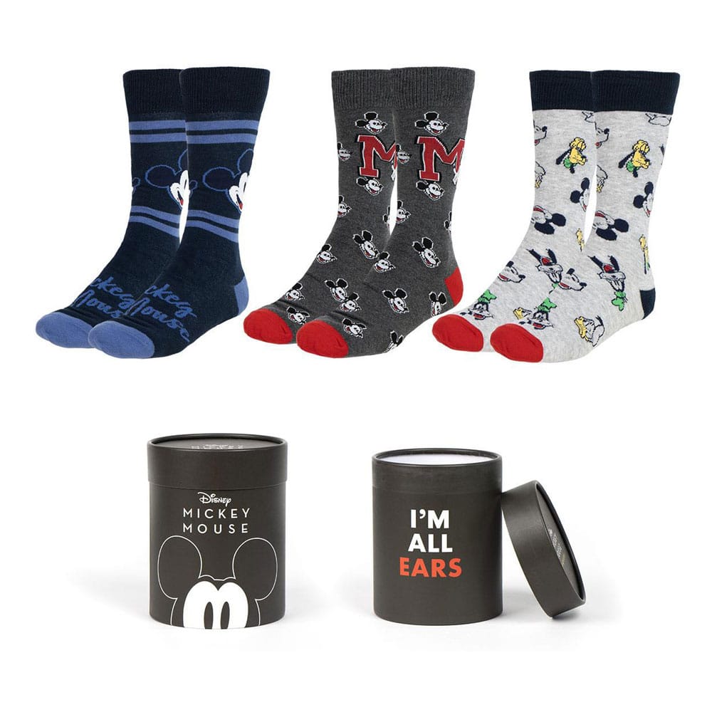 PRE ORDINE - Disney Socks 3-Pack Mickey 38-45