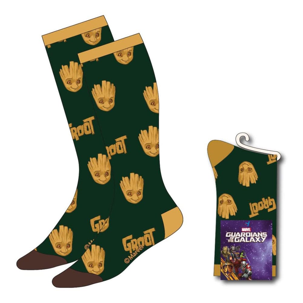 PRE ORDINE - Guardians of the Galaxy Socks Groot´s Face 38-45
