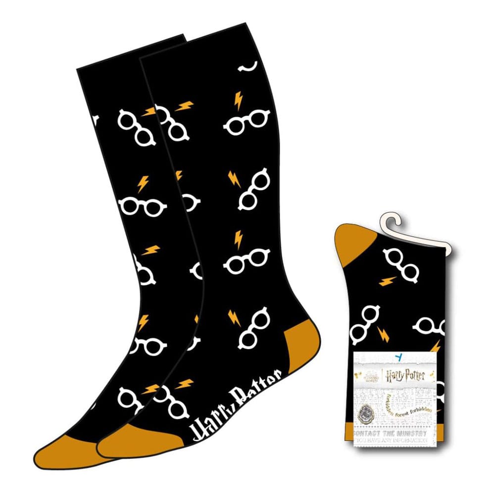 PRE ORDINE - Harry Potter Socks Glasses & Lightning 38-45