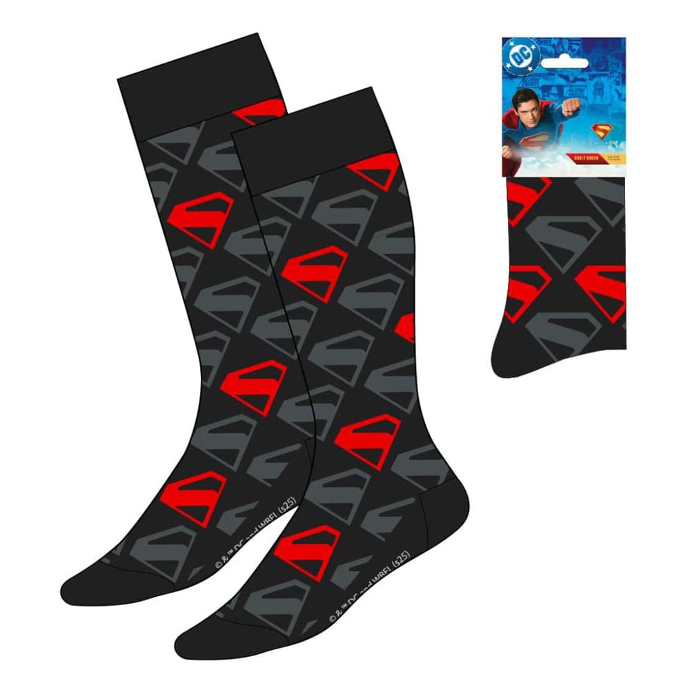 PRE ORDINE - DC Comics Socks Superman Logo Black 38-45