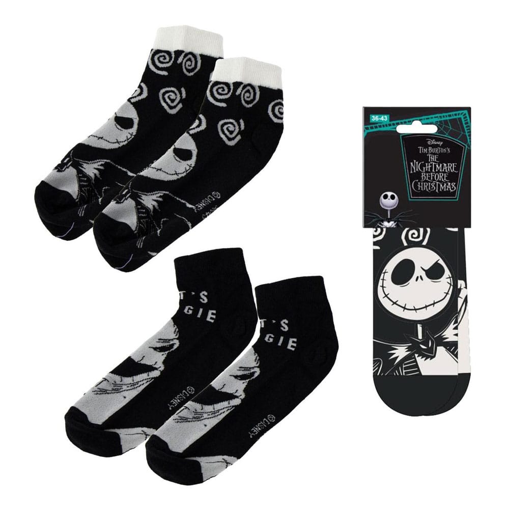PRE ORDINE - Nightmare before Christmas Ankle socks 2-packs 36-43