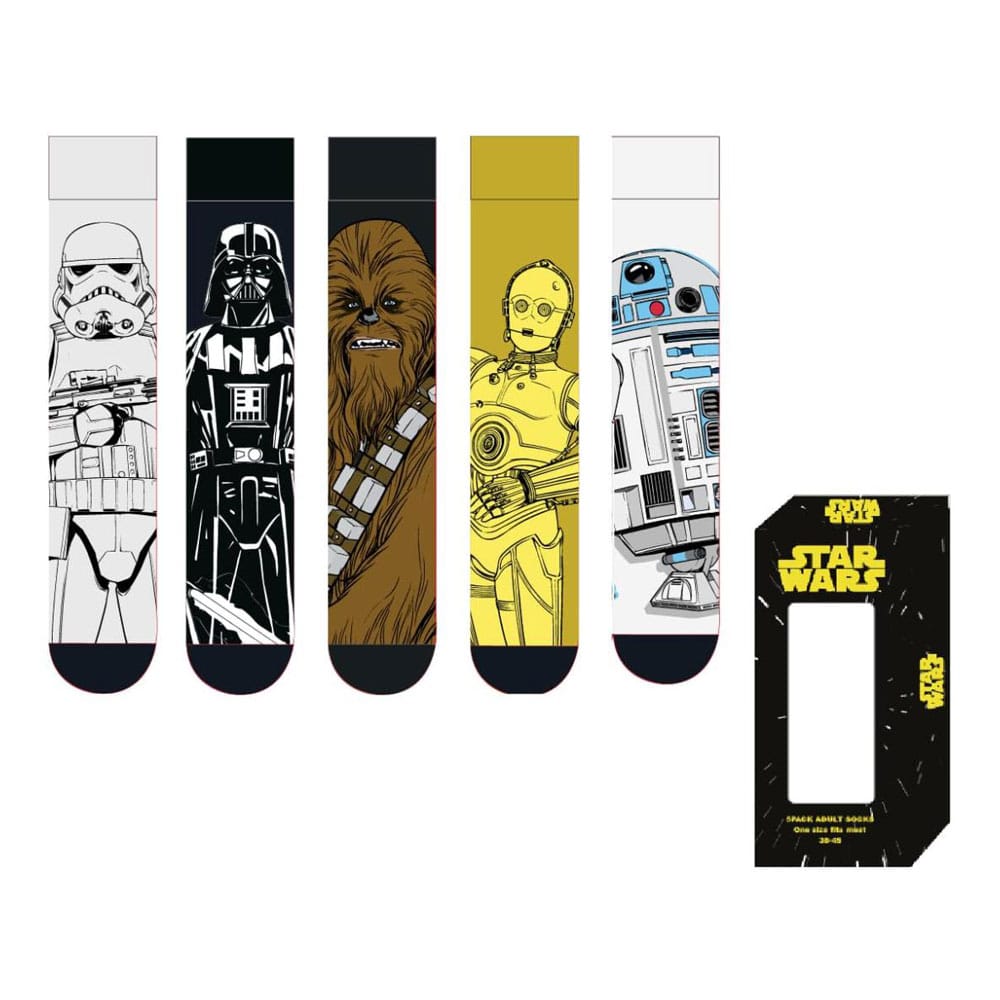 PRE ORDINE - Star Wars Socks 5-Pack 38-45