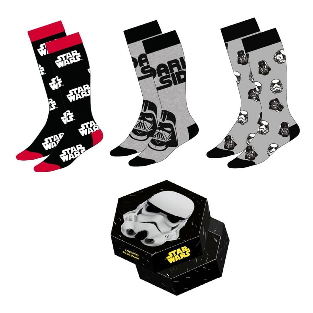 PRE ORDINE - Star Wars Socks 3-Pack Stormtrooper 38-45
