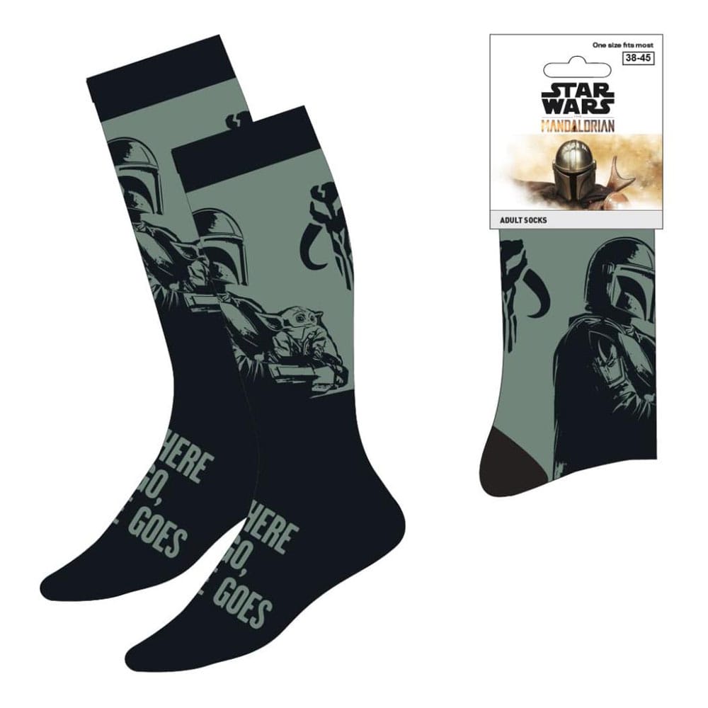PRE ORDINE - Star Wars: The Mandalorian Socks Mandalorian & Grogu 38-45
