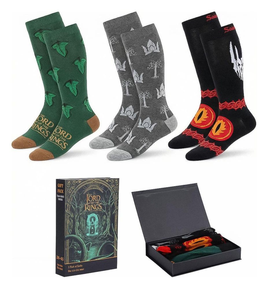 PRE ORDINE - The Lord of the Rings Socks 3-Pack 38-45